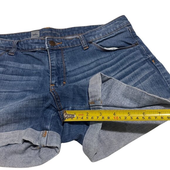 Mossimo Blue Denim Jean Shorts Lighter Blue Size 14 - Picture 5 of 7